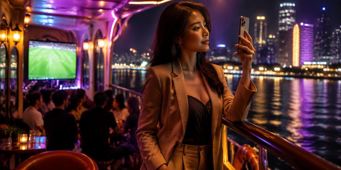 Người chơi xem bóng đá và đặt cược tại quán cà phê Hà Nội với điện thoại