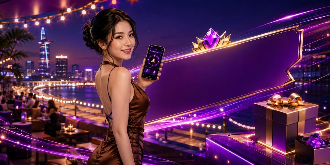 Người dùng tại TP. Hồ Chí Minh trải nghiệm nền tảng 24vdc trên điện thoại tại quán cà phê